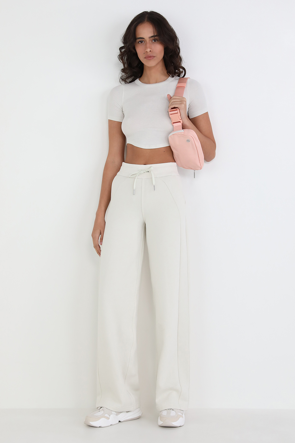 Scuba Mid-Rise Wide-Leg Pant